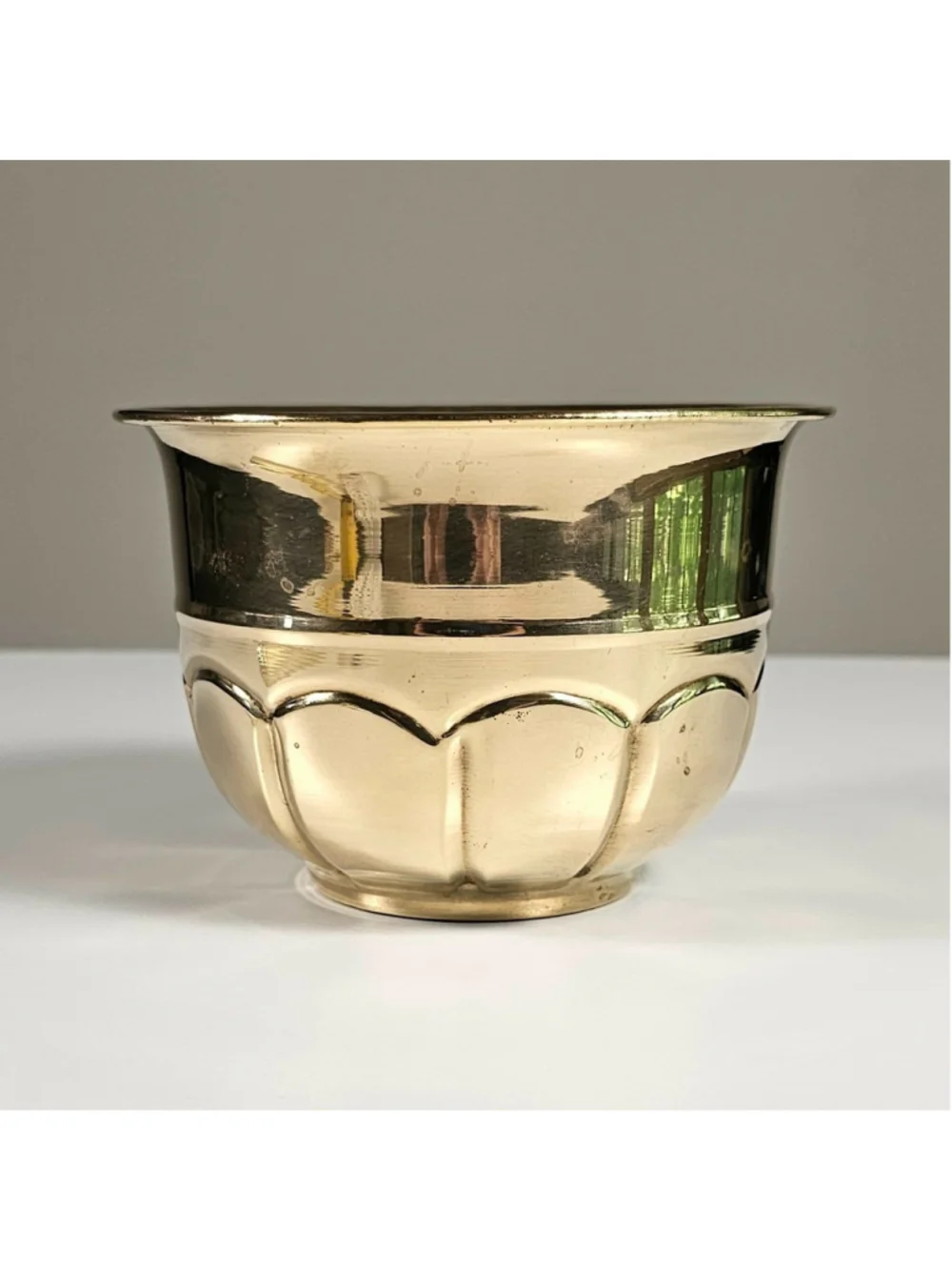 Vintage GATCO Solid Brass Planter 4
